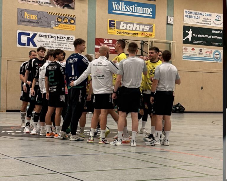 1.Männer | SVO vs. Apolda: 32:41